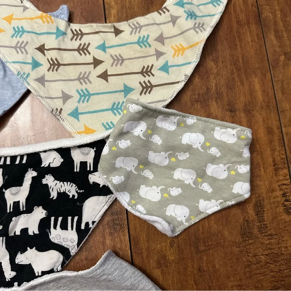 Assorted Baby Bandana handkerchief Bibs Set